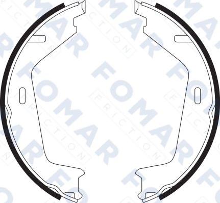 FOMAR Friction FO 9061 - Piduriklotside komplekt abcparts.ee