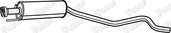Fonos 617397 - Средний глушитель выхлопных газов abcparts.ee