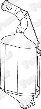 Fonos 73290 - Сажевый / частичный фильтр, система выхлопа ОГ abcparts.ee