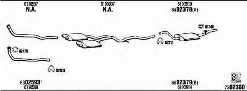 Fonos FO61626C - Система выпуска ОГ abcparts.ee