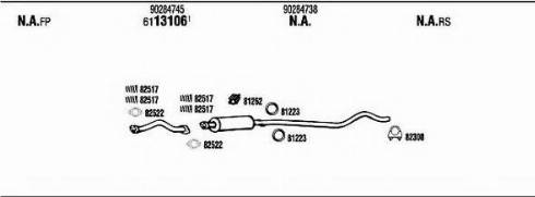 Fonos VHT05437 - Система выпуска ОГ abcparts.ee
