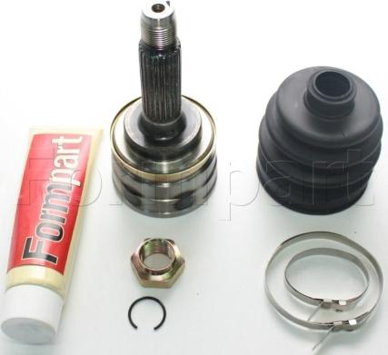 Formpart 43398001/S - Комплект ШРУСа, приводной вал, шарнир abcparts.ee