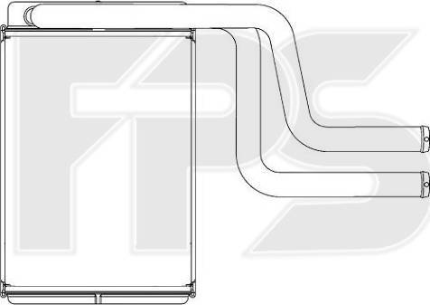 FPS FP 28 N26-X - Теплообменник, отопление салона abcparts.ee