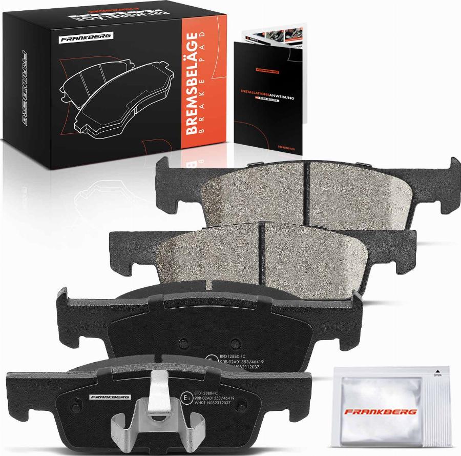 FRANKBERG 5481FB0032869 - Тормозные колодки, дисковые, комплект abcparts.ee