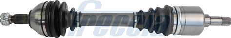 Freccia DS16-1002 - Приводной вал abcparts.ee