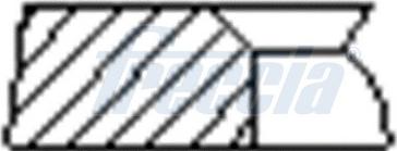 Freccia FR10-901500 - Kolvirõngakomplekt abcparts.ee