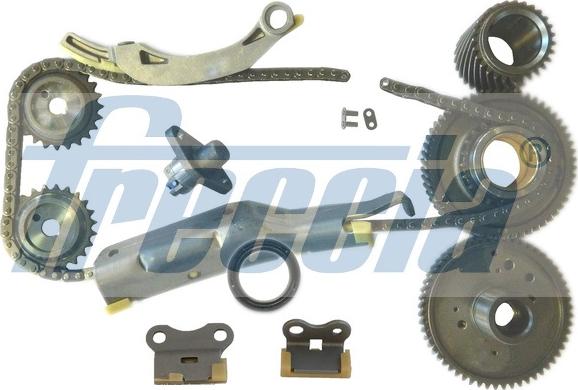 Freccia TK08-1093 - Комплект цепи привода распредвала abcparts.ee