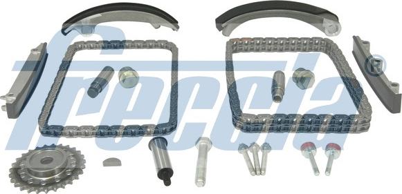Freccia TK08-1022 - Комплект цепи привода распредвала abcparts.ee