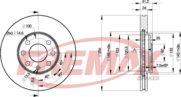 FREMAX BD-7879 - Тормозной диск abcparts.ee