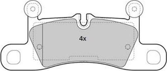 FREMAX FBP-1849 - Тормозные колодки, дисковые, комплект abcparts.ee