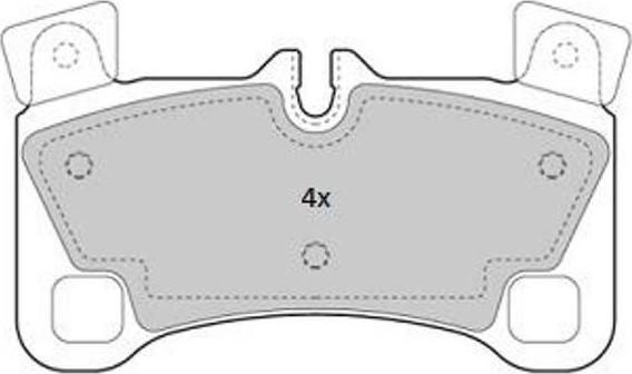 FREMAX FBP-1830 - Тормозные колодки, дисковые, комплект abcparts.ee