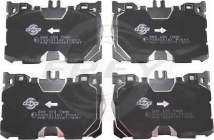 FREY 745521101 - Тормозные колодки, дисковые, комплект abcparts.ee