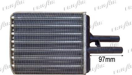 Frigair 0607.3012 - Теплообменник, отопление салона abcparts.ee