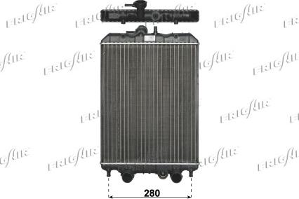 Frigair 0104.3055 - Радиатор, охлаждение двигателя abcparts.ee