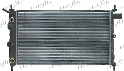 Frigair 0107.4075 - Радиатор, охлаждение двигателя abcparts.ee