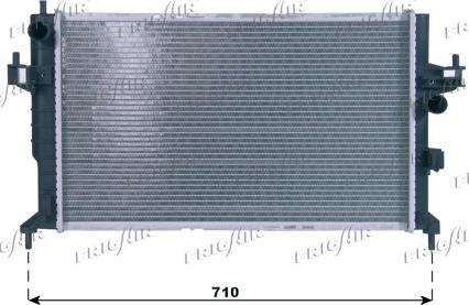 Frigair 0107.3005 - Радиатор, охлаждение двигателя abcparts.ee