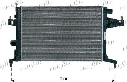 Frigair 0107.3003 - Радиатор, охлаждение двигателя abcparts.ee
