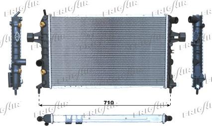 Frigair 0107.3104 - Радиатор, охлаждение двигателя abcparts.ee