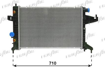 Frigair 0107.3118 - Радиатор, охлаждение двигателя abcparts.ee