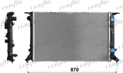 Frigair 0110.3149 - Радиатор, охлаждение двигателя abcparts.ee