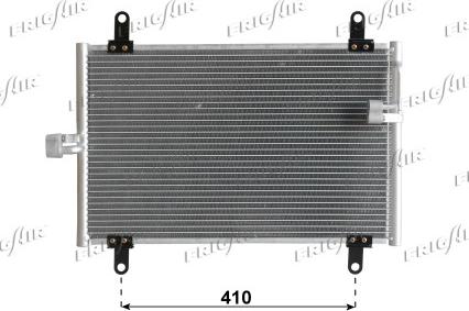 Frigair 0804.2031 - Конденсатор кондиционера abcparts.ee