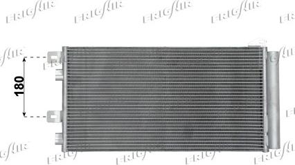 Frigair 0802.2025 - Конденсатор кондиционера abcparts.ee