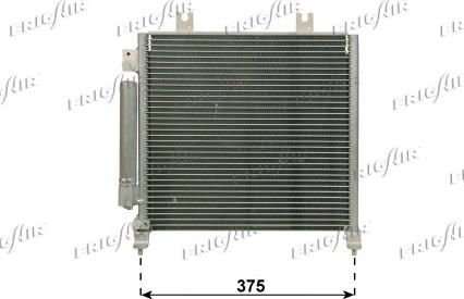 Frigair 0807.2045 - Конденсатор кондиционера abcparts.ee