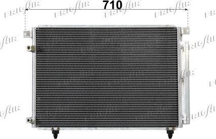 Frigair 0825.3017 - Конденсатор кондиционера abcparts.ee