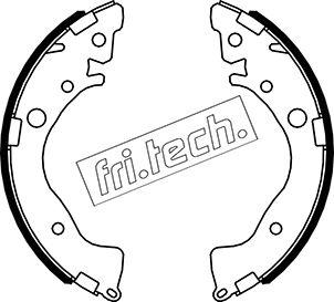 Fri.Tech. 1044.028 - Комплект тормозных колодок, барабанные abcparts.ee