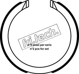 Fri.Tech. 1040.163 - Piduriklotside komplekt,seisupidur abcparts.ee