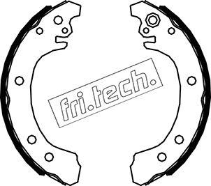 Fri.Tech. 1115.328 - Комплект тормозных колодок, барабанные abcparts.ee