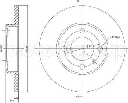 Fri.Tech. BD0012 - Тормозной диск abcparts.ee