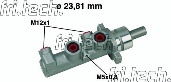 Fri.Tech. PF482 - Главный тормозной цилиндр abcparts.ee