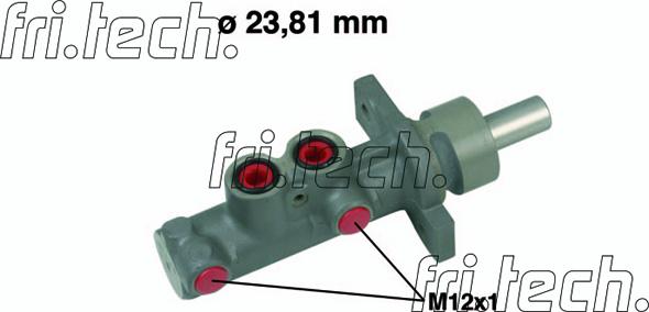 Fri.Tech. PF602 - Главный тормозной цилиндр abcparts.ee