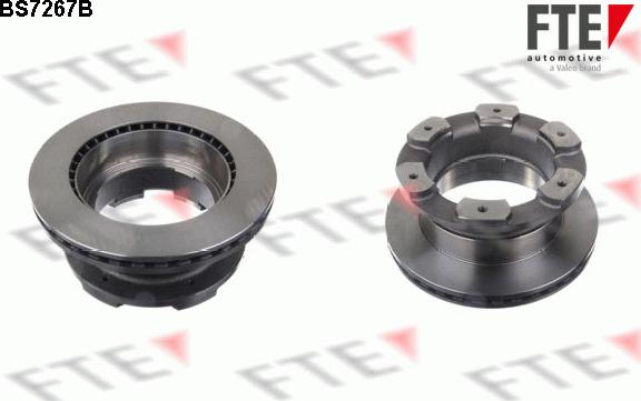 FTE BS7267B - Тормозной диск abcparts.ee