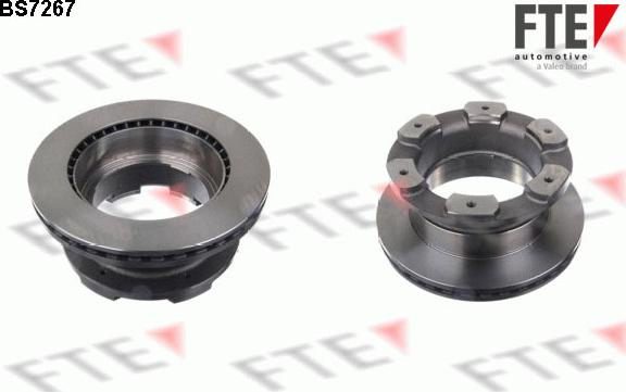 FTE BS7267 - Тормозной диск abcparts.ee