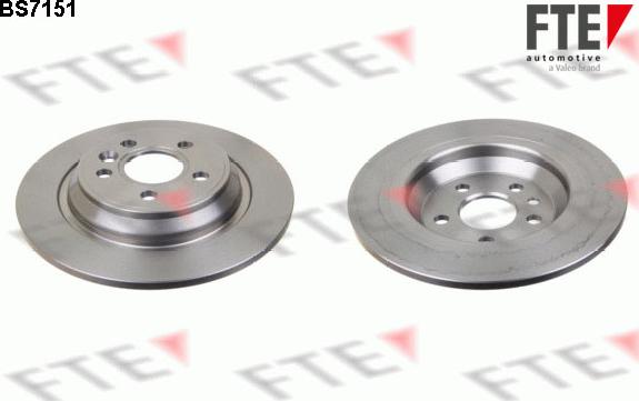 FTE BS7151 - Тормозной диск abcparts.ee
