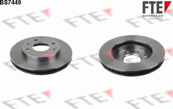 FTE BS7449 - Тормозной диск abcparts.ee