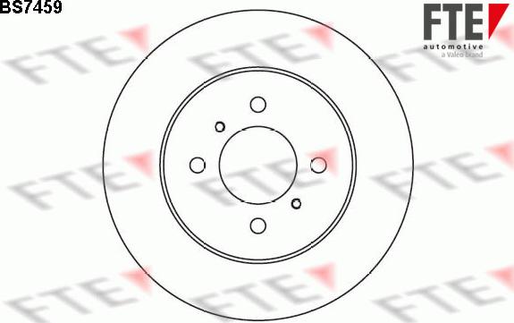 FTE 9072776 - Тормозной диск abcparts.ee