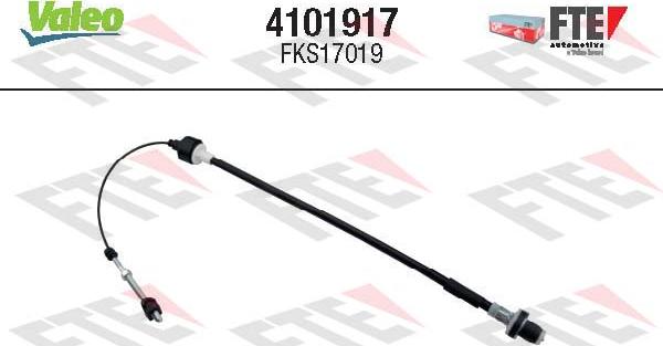 FTE 4101917 - Трос, управление сцеплением abcparts.ee