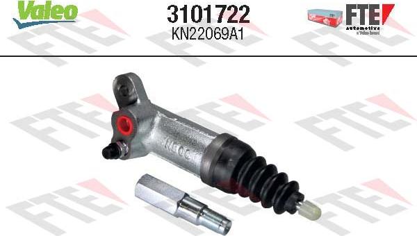 FTE 3101722 - Рабочий цилиндр, система сцепления abcparts.ee
