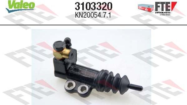 FTE 3103320 - Рабочий цилиндр, система сцепления abcparts.ee