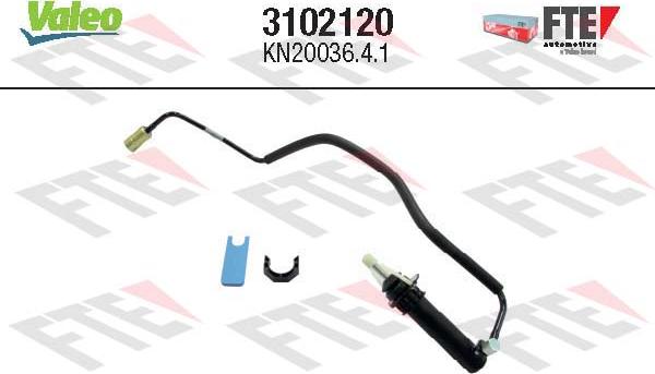 FTE 3102120 - Рабочий цилиндр, система сцепления abcparts.ee