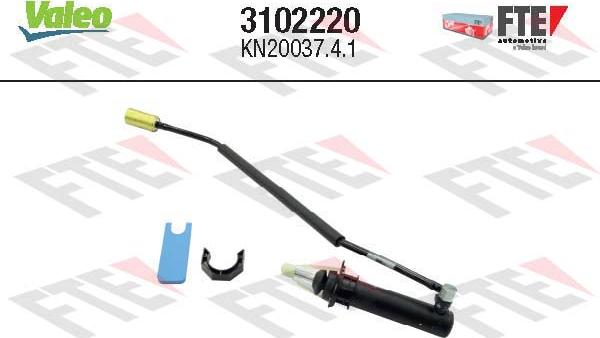 FTE 3102220 - Рабочий цилиндр, система сцепления abcparts.ee