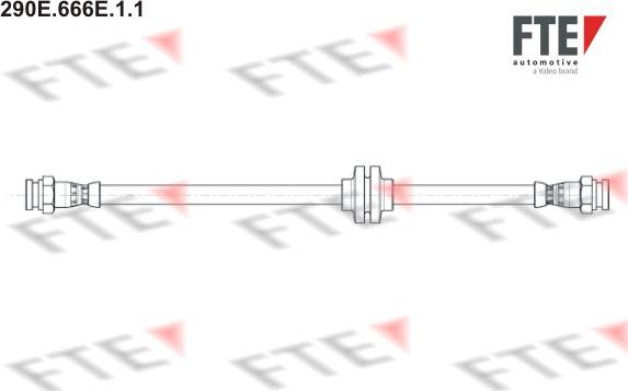 FTE 9240456 - Тормозной шланг abcparts.ee