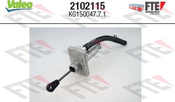 FTE 2102115 - Главный цилиндр, система сцепления abcparts.ee