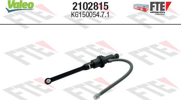 FTE 2102815 - Главный цилиндр, система сцепления abcparts.ee