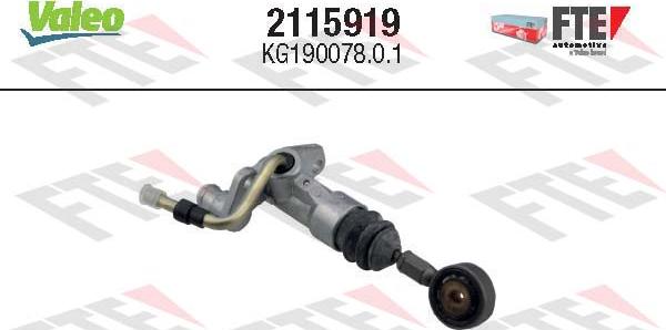 FTE 2115919 - Главный цилиндр, система сцепления abcparts.ee