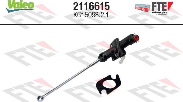 FTE 2116615 - Главный цилиндр, система сцепления abcparts.ee