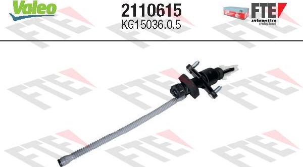 FTE 2110615 - Главный цилиндр, система сцепления abcparts.ee